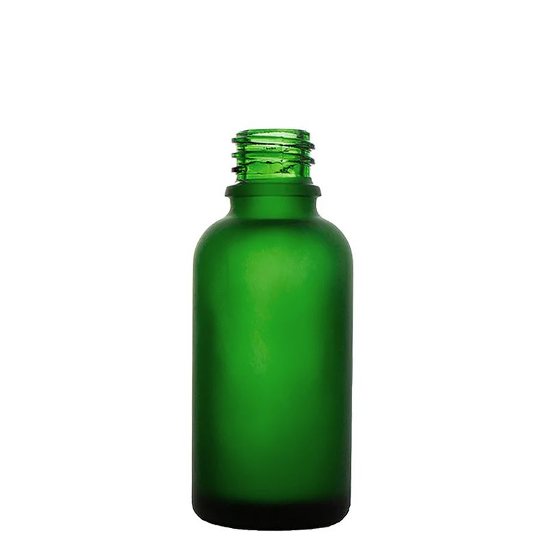 10мл Матово Зелено Стъклено Шише Без Капачка