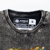 Тениска Измит Ефект Размер S - Компас - Тъмносив