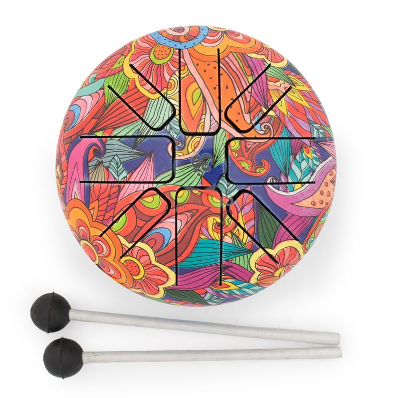 Малък Барабан Happy Drum Психеделичен - 13x9 см