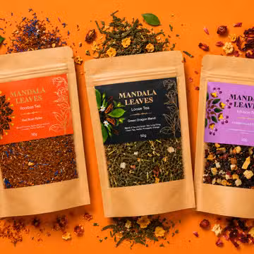 Насипен чай Mandala Leaves в хартиени пликове
