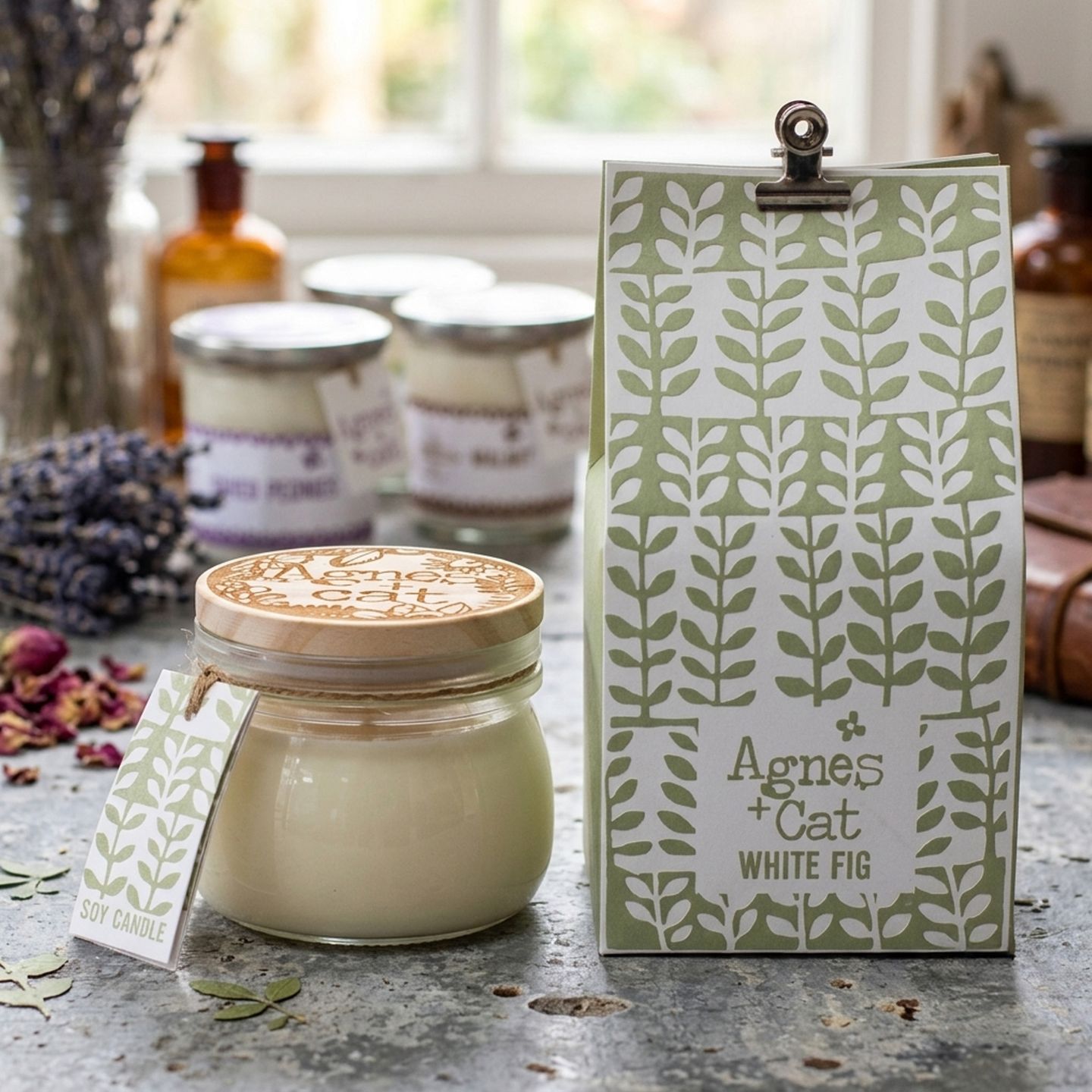 Луксозни Соеви Свещи в Буркан Kilner с Кутия 180 гр.
