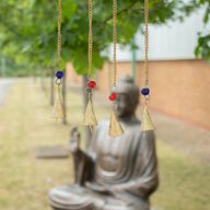 Индийски камбанки - Слоново огледало, голямо - 4 камбани - 24x60 см
