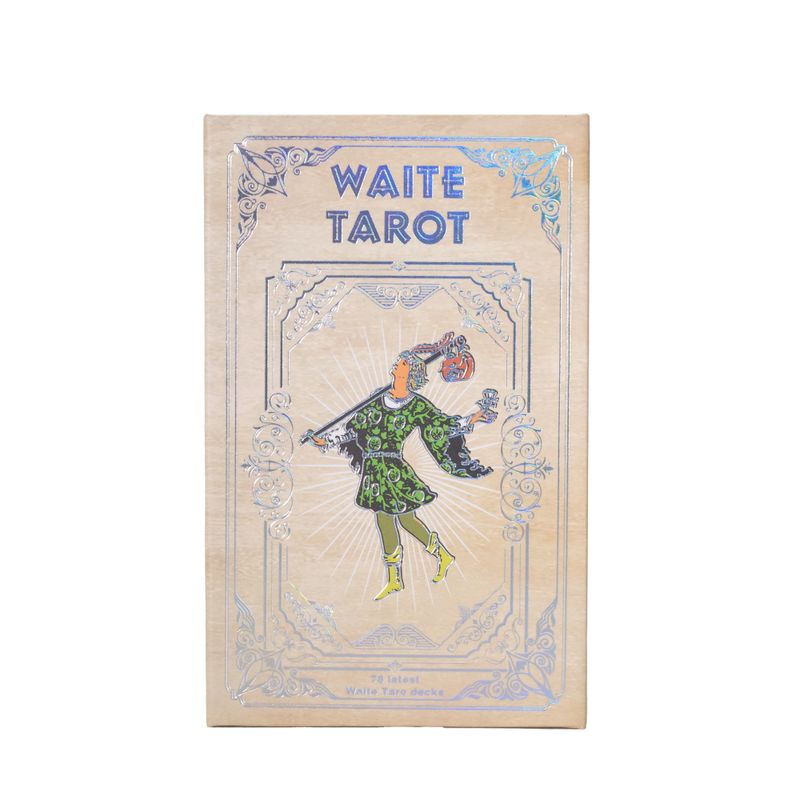 Комплект карти за Таро Ваит със сребърно фолио - с книжка