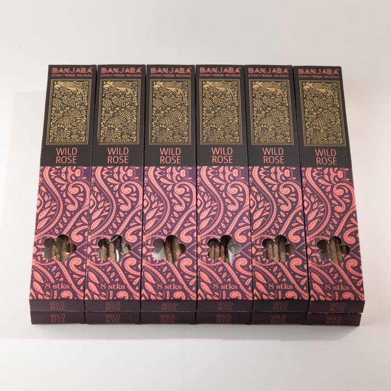 Banjara Extra Long Smudge Stick - дивата роза