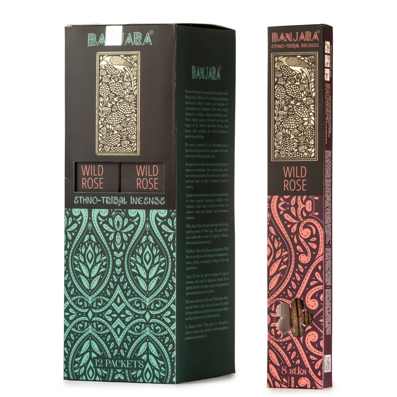 Banjara Extra Long Smudge Stick - дивата роза