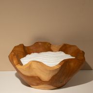 Ароматизиран пясък за свещи - мока кафяв - карминов кристал - 300 г