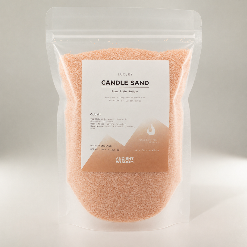 Ароматизиран пясък за свещи - Taupe Orange - Cobalt - 300 г