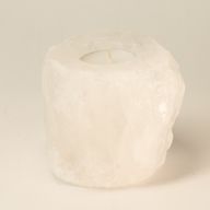 Свещник от хималайска сол Crystal Rock 600–800 г