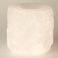 Свещник от хималайска сол Crystal Rock 600–800 г