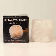Свещник от хималайска сол Crystal Rock 600–800 г