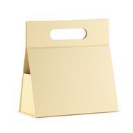Сгъваема подаръчна кутия - ръчна кутия (20x10x20 см) - слонова кост
