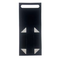 Плоска сглобяема подаръчна кутия - Средна подаръчна кошница (24x18.2x8 см) - Черна