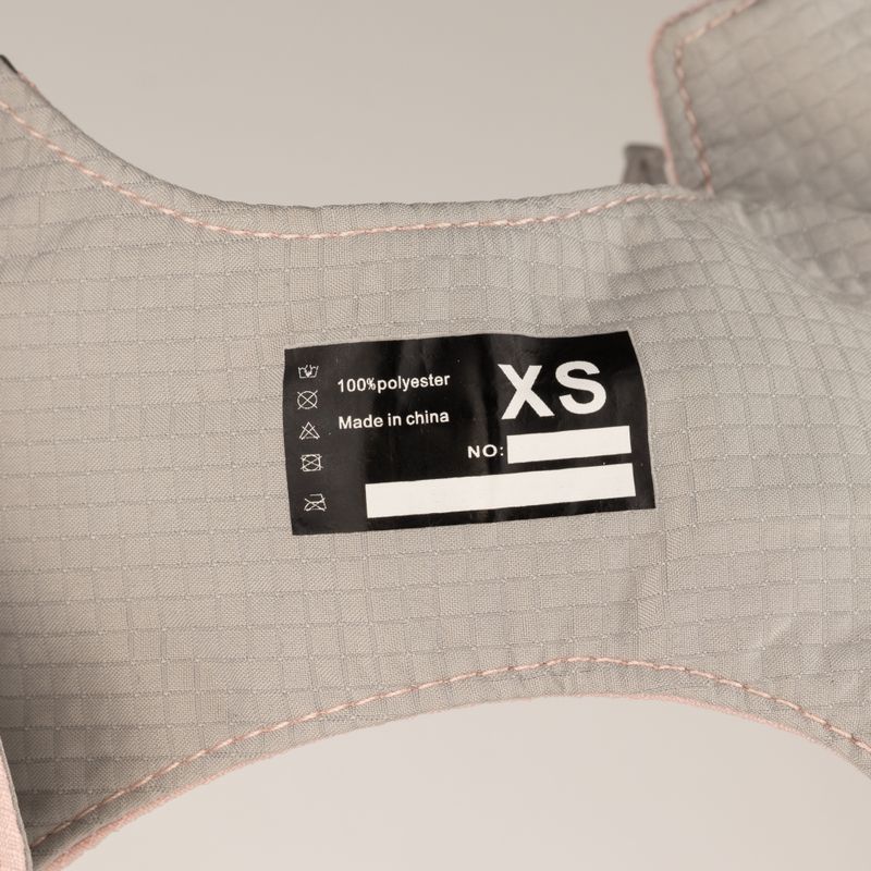 PAW - XS (2-4 кг) кучешка презрамка за стъпване Guardian с отразителна мрежа - лавандов цвят - аметистов талисман