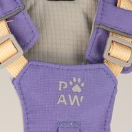 PAW - XS (2-4 кг) кучешка презрамка за стъпване Guardian с отразителна мрежа - лавандов цвят - аметистов талисман