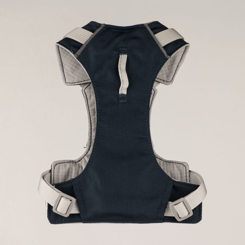 PAW - S (4-8 кг) Step-in Guardian Harness за кучета с отразяваща мрежа - Rock Grey - Черен обсидианов талисман