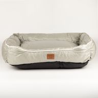 Легло за лапи - Средно хаки бежово - 70x60x15 см