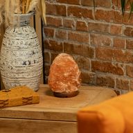 Висококачествена натурална солна лампа - и база приблизително 2-3 кг