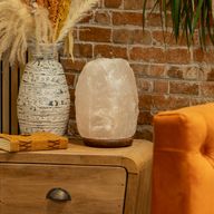 Crystal Rock хималайска сол лампа - и база прибл. 8-10 кг