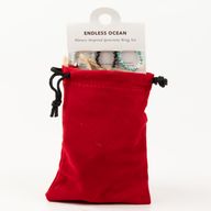 Качествена кадифена торбичка - червена 10x12 см