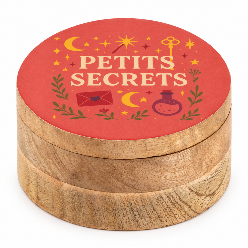 Кръгла емайлирана кутийка - Petite Secrets