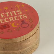 Кръгла емайлирана кутийка - Petite Secrets