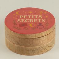 Кръгла емайлирана кутийка - Petite Secrets