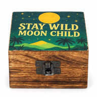 Малка емайлирана кутийка - Stay Wild Moon Child