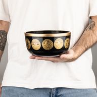 Черни купи Zodiak - Комплект от 3 броя - 15 см, 19 см, 20 см
