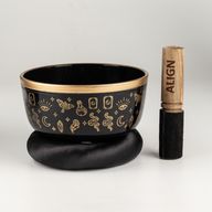 ALIGN - Комплект черна пееща купа - 15x7.5см