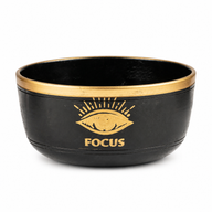 FOCUS - Комплект черна пееща купа - 15x7.5 см