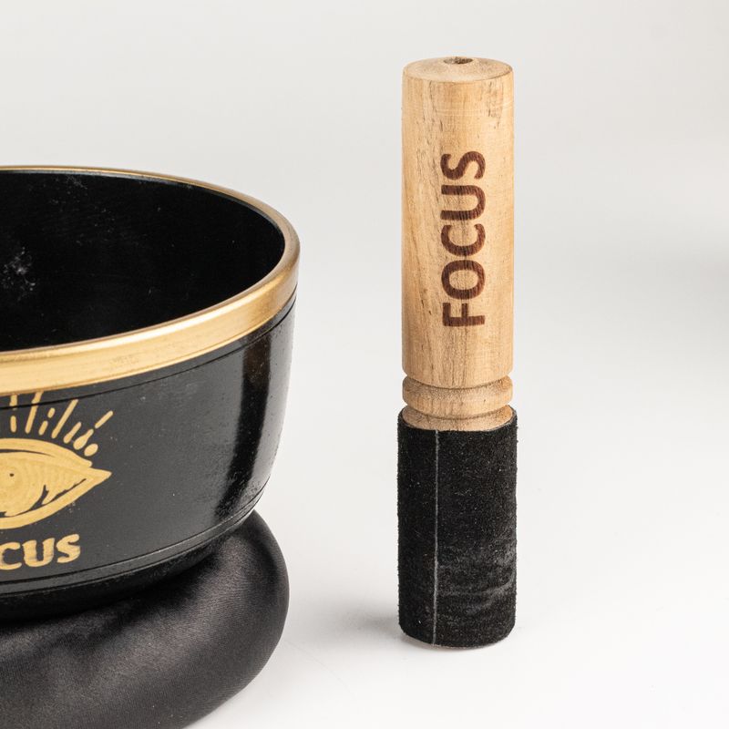 FOCUS - Комплект черна пееща купа - 15x7.5 см