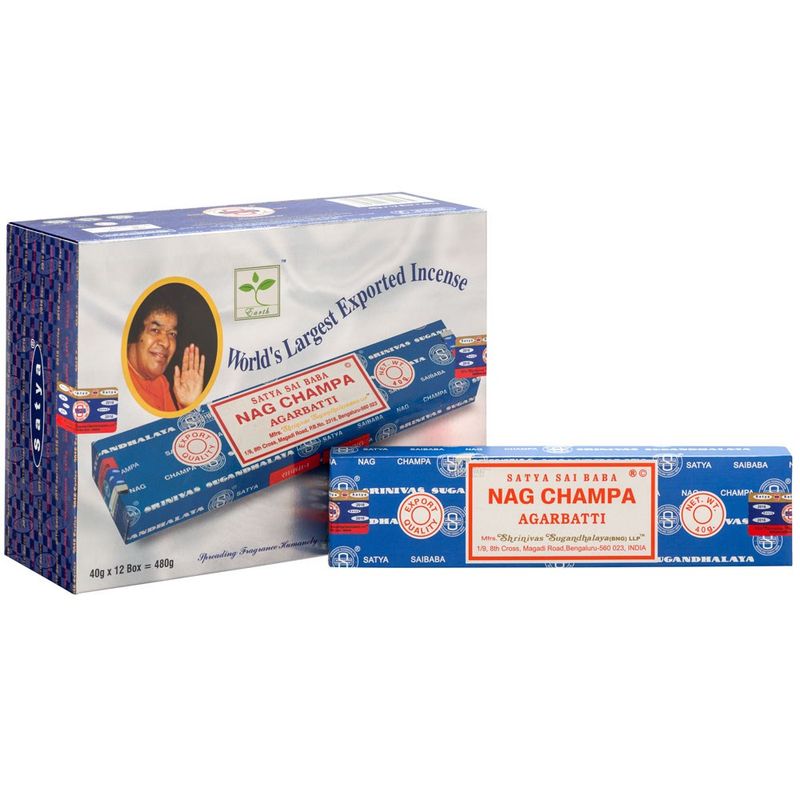 Опаковки с Ароматни Пръчици Nag Champa - 40гр Пакети