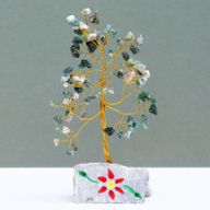 Дърво с Камъни Мъхест Ахат - 80 Камъчета