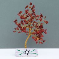 Дърво с Камъни Червен Яспис - 160 Камъчета