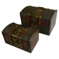 Комплекти от 2 колониални кутии с метален релеф
