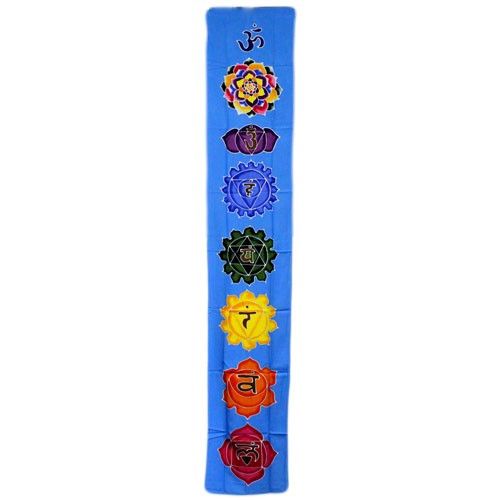 Chakra Drop банер - небесносин 183×35 см