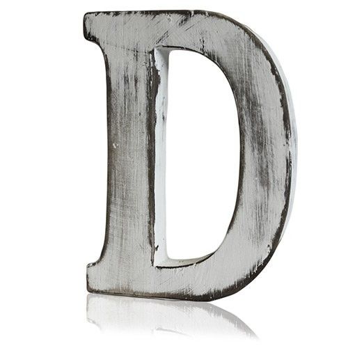 Букви в стил shabby chic - D