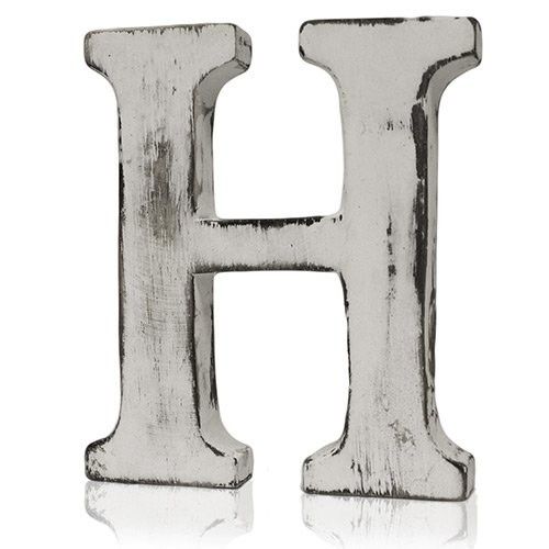 Букви в стил Shabby Chic - H