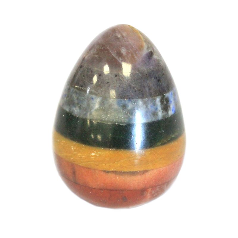 Енергийно Яйце със 7 Чакри (40-60 мм)