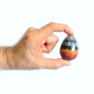 Енергийно Яйце със 7 Чакри (40-60 мм)