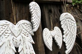 Ръчно изработено малко ангелско крило - 18 см