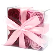 Кутия с 9 Сапуна - Розови Рози