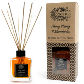 200мл - Дифузер за Етерично Масло (с Ароматизиращи Пръчици) - Ylang Ylang и Мандарин