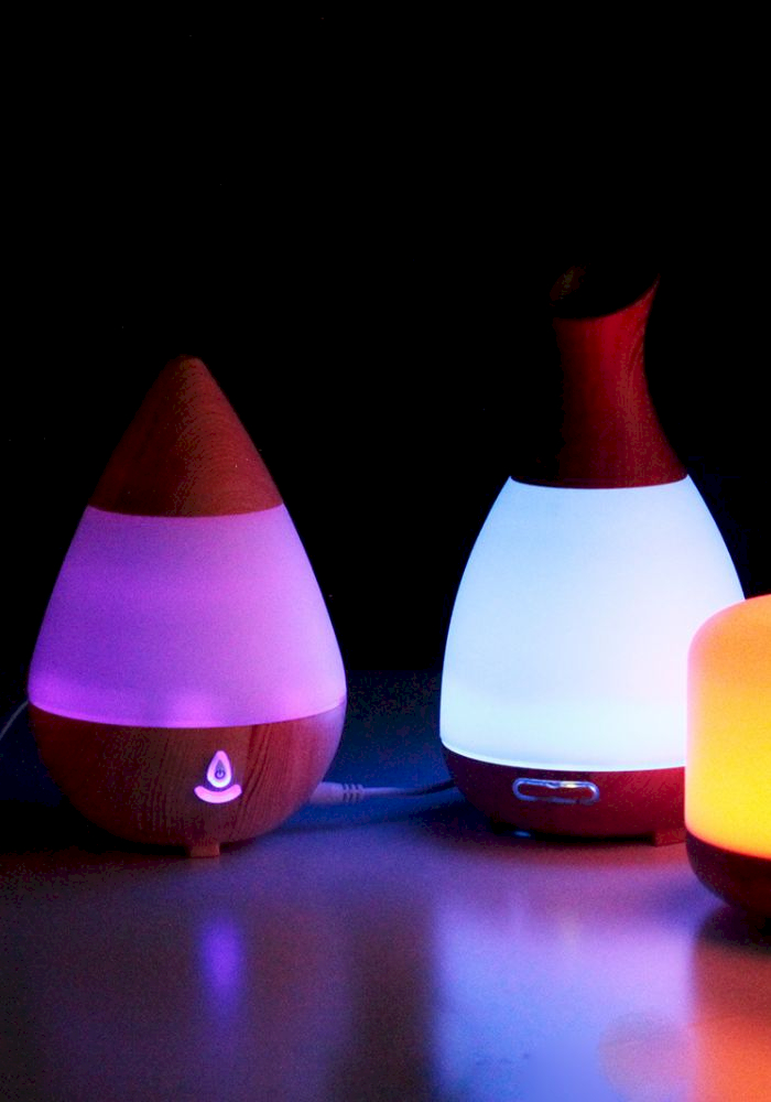 Капковиден Арома Дифузер - USB - LED Цветове
